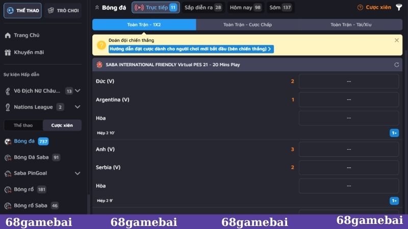 Bóng đá là bộ môn cá độ được yêu thích nhất