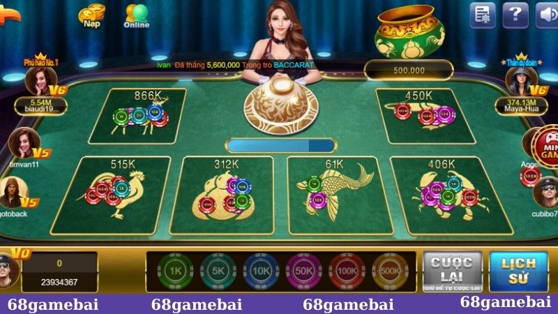 Cá cược bầu cua hấp dẫn bậc nhất