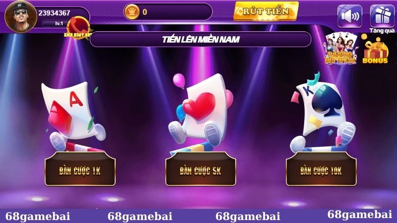 Giải trí cùng tiến lên miền Nam chất lượng