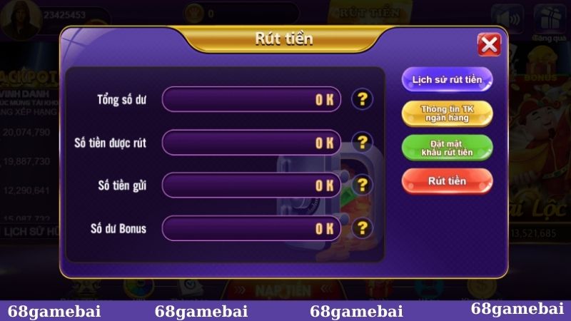 Nguyên nhân khiến rút tiền 68GB bị lỗi